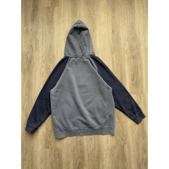 Vintage Y2K Nike Swoosh Hoops Basketball Hoodie Youth XL Faded Hype Streetwear - Picture 2 of 16